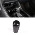 Car Gear Shift Knob Cover Trim Sticker for Mazda 3, Abs Carbon Fiber