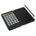 Desktop Calculator with Writing Tablet for Daily and Office, Black