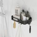 Shower Shelf without Drilling,with Hooks Bathroom Shelf for Shampoo