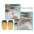 12 Pack Stainless Steel Wire Handles for Mason Jar, Hooks for Mouth