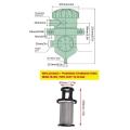 Air Oil Separator,tank Stainless Breather Filter Kit for Ventilation