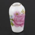 Dollhosue Miniature Modern Ceramic China Porcelain Rose Vase 7pcs