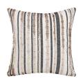 Striped Woven Braids Boho Throw Pillow Covers for Couch 18 X 18 Inch
