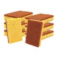 Palm Fiber Scrubber Sponge with Biodegradable Compostable Sponges