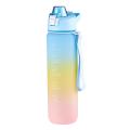 1100ml Fashion Water Bottle Color Change Design Plastic Bottles Blue