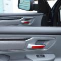 Car Inner Door Handle Strip Cover for Dodge Ram 1500 2018-2020 ,red