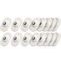 16pcs Stainless Steel Mini Swivel Caster Wheels for Furniture,cabinet
