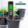Soil Ec Meter 3-in-1 Moisture Tester with Atc, for Garden, Lawn, Farm