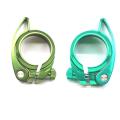 Seatposts Clamps Folding Bicycle Seat Tube Clamp,40mm Bright Green