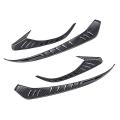 Car Carbon Fiber Front Headlights Eyebrows Eyelids Cover Stickers