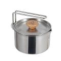 1l Outdoor Multifunctional 304 Stainless Steel Kettle Mountaineering