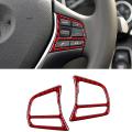 Steering Wheel Button Cover for Bmw- 3 4 Series Gt F30 13-19,red