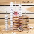 5pack Clear Acrylic Donut Display Stand for Birthday, Wedding, Party