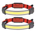 2pcs Head Light Lamp,usb Rechargeable for Fishing Running Camping