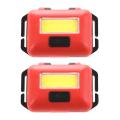 Cob Led Mini Headlight 3 Modes for Outdoor Camping Red