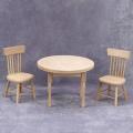 1/12 Scale Doll House Dining Table Chair Set , Or Doll House Decor