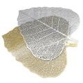 New Stainless Steel Handmade Leaf Shape Tea Strainer,(gold)