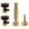 Adjustable Hose Nozzle and Jet Sweeper Nozzle Set Include Hose Nozzle