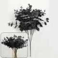 20 Heads Artificial Black Eucalyptus Fake Flower Wedding Decoration