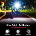 New Led Bike Tail Light,ultra Bright Bicycle Light, 3 Light Modes,c