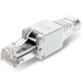 10 Pieces Network Connectors, Tool-free Cat6a Rj45 Lan Utp Cable