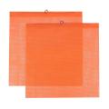 2pcs 18x18 Inch Safety Flags with Wire Safety Flag Warning,orange