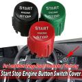 Stop Button Switch Push Button Cover for Land Rover Range Rover Black