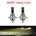 Fog Lamp 16000lm 6smd Bulbs 3000k Yellow Light Auto Turn Signals