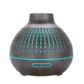 400 Ml Wood Grain Aroma Diffuser with Timer for Bedroom with Eu Plug
