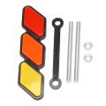 1 Set Of Grill Badge , for Toyota-tundra Tacoma 4, Yellow/orange/red