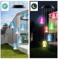 Solar Lucky Angel Wind Chime Led Light Outdoor Chime for Garden, Home