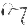 Microphone Suspension Arm Stand with 3/8-5/8 Screw / Shock Mount