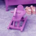 1:12 Dollhouse Rocking Horse Chair Miniature Woode Dollhouse Ornament