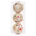 Christmas Tree Balls Small Bauble Hanging Home Party Ornament ,golden