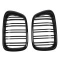 Glossy Black Hood Grille Abs for Bmw E39 5-series 525 528 1995-2004