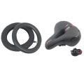 Comfort Bike Seat,wide Bicycle Saddle Replacement Memory Foam Padded
