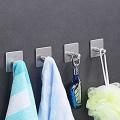 4pcs Adhesive Hooks,towel Hooks, for Bathroom Shower, Kitchen, Home