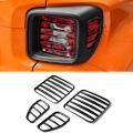 Tail Light Lamp Covers Blinds Abs Rear Taillight Guard for Jeep