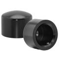 Black Front Axle Nut Cover Cap