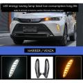 For Toyota Harrier Venza 2021 2022 Car Led Drl Turn Fog Lamp,yellow