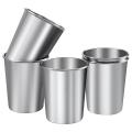 5 Pack Stainless Steel Cups Stackable Pint Cup for Drinking Outdoors