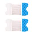 4x Vacuum Cleaner Dust Filter+4x Set Of Filter Cotton White Vc-b710w