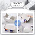 2 Pcs Tissue Box Cover, Modern Pu Leather Square Tissue Box Holder