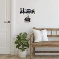 Key Rack Holder,wall Mounted Key Holder 10 Hooks for Coat Clothes