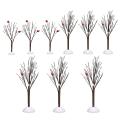 9pcs Christmas Bare Branch Trees Decor for Fireplace Fairy Decor
