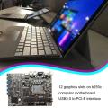 B250c Btc Mining Motherboard 12xpcie to Usb3.0 Graphics Card Slot