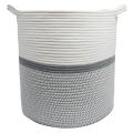 Cotton Rope Woven Storage Basket Toy Clothes Sorting Storage Basket