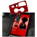 For Honda Civic 2022 Center Console Gear Shift Panel Cover Trim ,red
