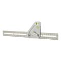 Multi-function Woodworking Ruler Combination Measuring Square Ruler