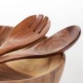 Salad Bowl-large 9.4 Inch Acacia Wood with Spoon, for Fruit, Salad